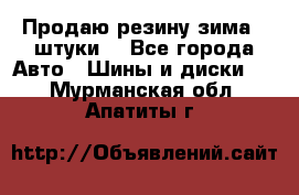 Продаю резину зима 2 штуки  - Все города Авто » Шины и диски   . Мурманская обл.,Апатиты г.